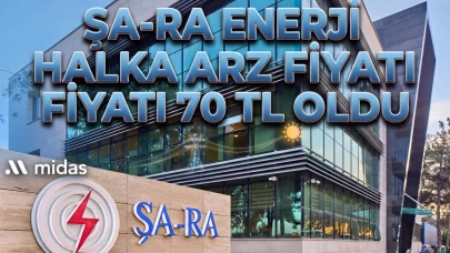 Şa-Ra Enerji halka arzı: Midas'tan 70 TL'lik fiyat değerlemesi