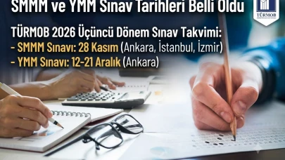 Serbest muhasebeci ve YMM sınav tarihleri belli oldu