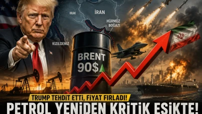 Trump'ın İran çıkışı petrolü uçurdu: Brent 90 doları aştı