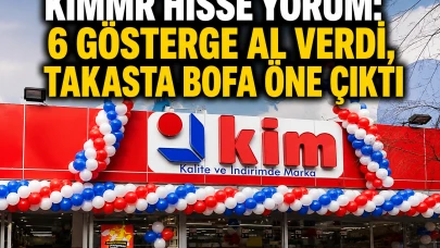 KIMMR hisse yorum: 6 gösterge AL verdi, takasta BofA öne çıktı