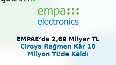 EMPAE 2,69 Milyar TL Ciroya Rağmen Kâr 10 Milyon TL’de Kaldı