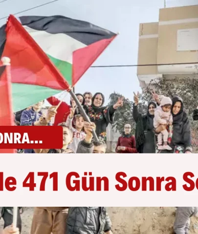 Gazze'de Silahlar Sustu...