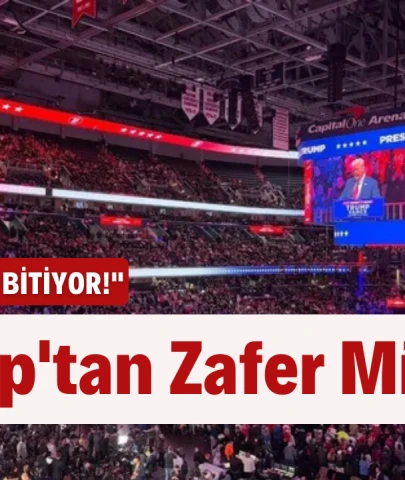 Donald Trump, İlk Mesajlarını Başkanlık Mitinginde Verdi