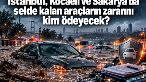 İstanbul, Kocaeli ve Sakarya'da selde kalan araçların zararını kim ödeyecek?