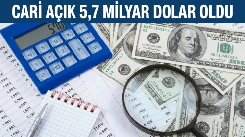 TCMB açıkladı: Nisan'da cari açık 5,7 milyar dolar oldu