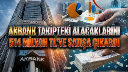 Akbank (AKBNK) takipteki kredilerini 514 milyon TL'ye devretti
