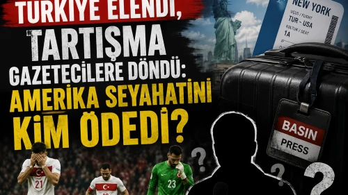 Türkiye elendi, tartışma gazetecilere döndü: Amerika seyahatini kim ödedi?