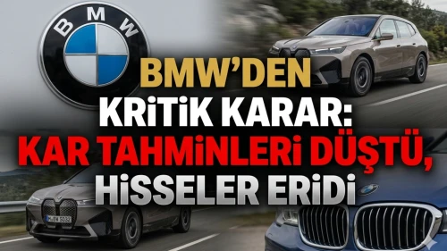 BMW'de Çin etkisi: Kar beklentisi düştü, hisseler çakıldı