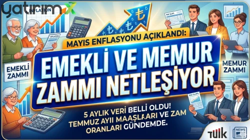 Emekli ve memur maaş zammı: 5 aylık enflasyon farkı belli oldu