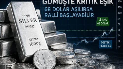 Gümüşte kritik eşik: 68 dolar aşılırsa yeni ralli başlayabilir