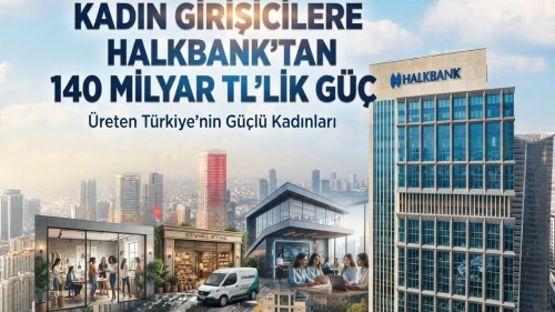 Halkbank'tan 280 bin kadın girişimciye 140 milyar lira destek