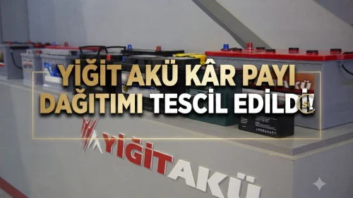 Yiğit Akü'den temettü kararı tescil edildi: İşte detaylar