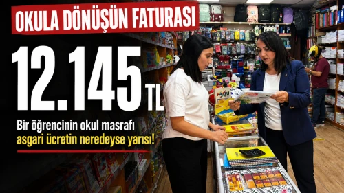 DEVA Partili Zeynep Sudan okul alışverişine çıktı: Fatura 12 bin TL’yi aştı
