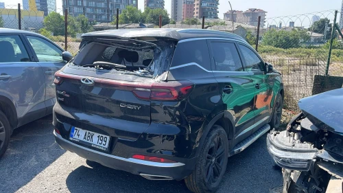 Chery Yetkili Servisinde Şok: Test Sürüşünde Müşteri Aracı Devrildi