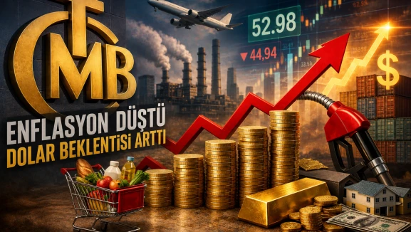 Vatandaşın dolar beklentisi arttı, enflasyon beklentisi düştü