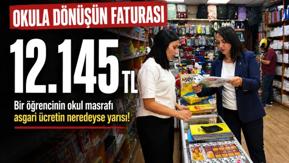 DEVA Partili Zeynep Sudan okul alışverişine çıktı: Fatura 12 bin TL’yi aştı