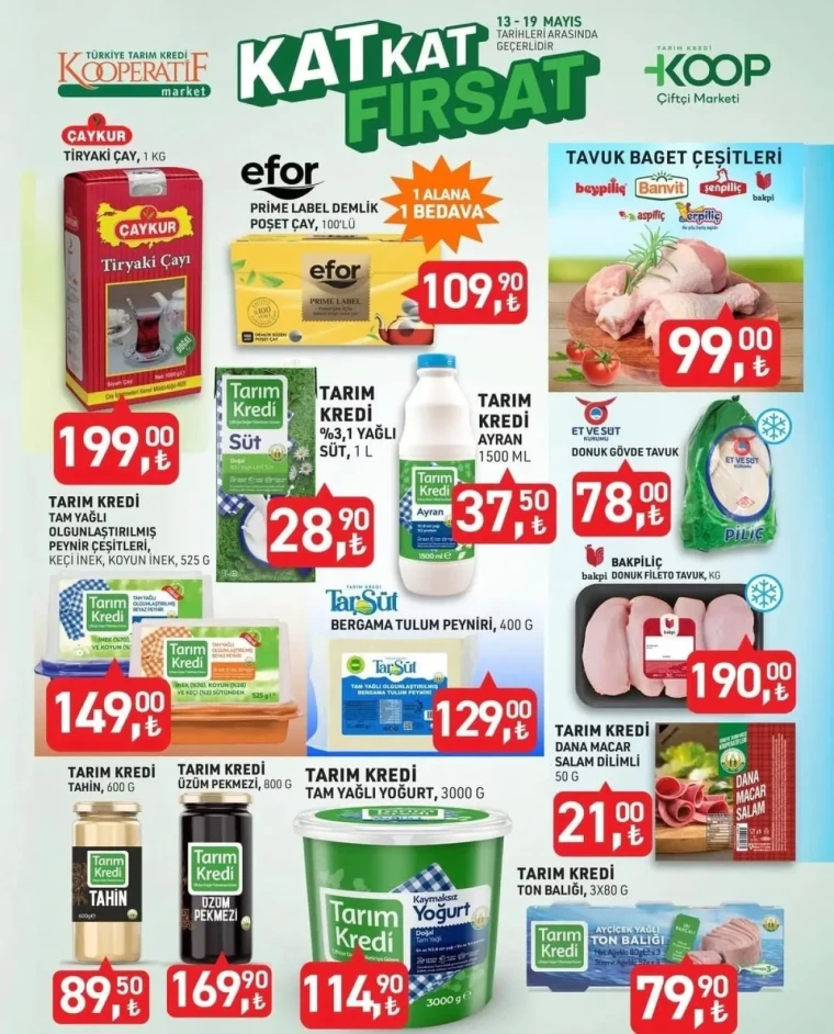 Tarım Kredi Koopmarket 16-18 Mayıs 2025 İndirim Kataloğu Yayımlandı! Ucuz Et, Süt ve Temel Gıda Fırsatları 3