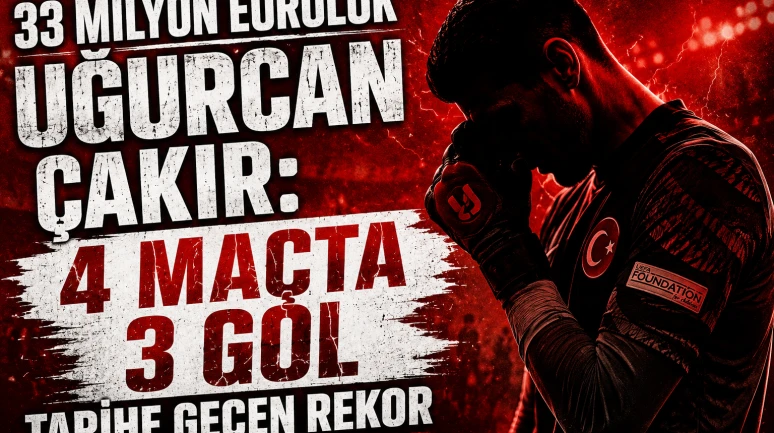 33 milyon euroluk Uğurcan Çakır: 4 maçta 3 gol, tarihe geçen rekor