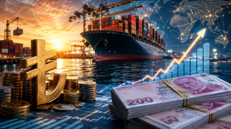 TL ile dış ticaret hacmi 917 milyar lirayı aştı, rekor yakın