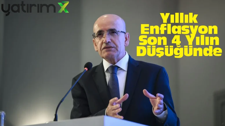 Şimşek '44 Puanı Aştı' Dedi! Aylık Enflasyon Son 2,5 Yılın En Düşüğünde