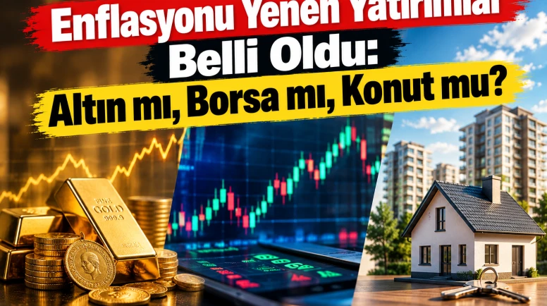 Enflasyonu yenen yatırımlar belli oldu: Altın mı, borsa mı, konut mu?