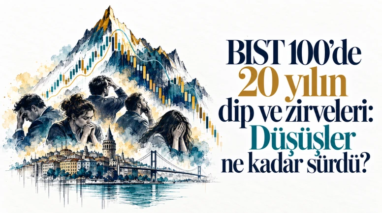 BIST 100’de 20 yılın dip ve zirveleri: Düşüşler ne kadar sürdü?