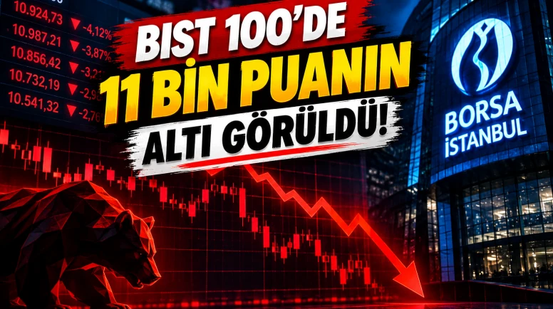 Borsa İstanbul'da sert satış: BIST 100'de 11 bin puan alarmı