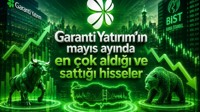 Garanti Yatırım’ın mayıs ayında en çok aldığı ve sattığı hisseler