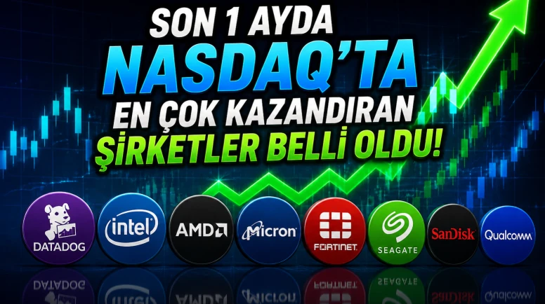 Son 1 ayda Nasdaq’ta en çok kazandıran şirketler belli oldu