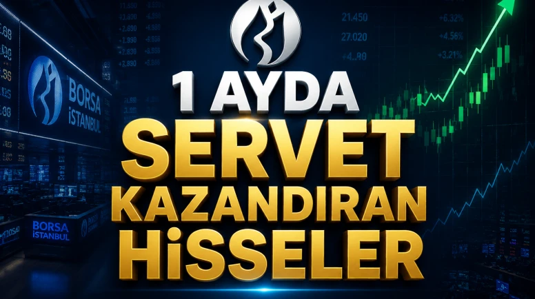 1 ayda servet kazandıran hisseler: 100 bin TL’nin getirisi şaşırttı