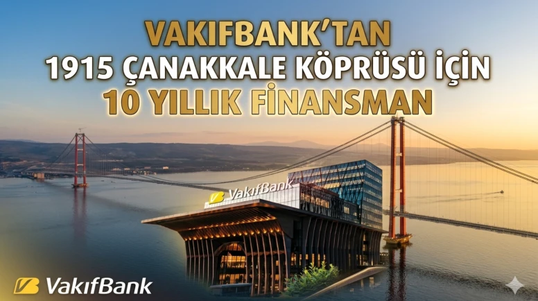 Vakıfbank'tan 1915 Çanakkale Köprüsü için 200 milyon euroluk işlem