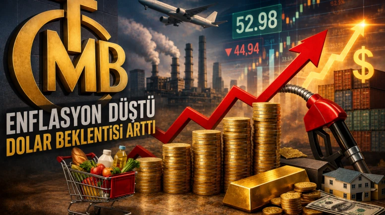 Vatandaşın dolar beklentisi arttı, enflasyon beklentisi düştü