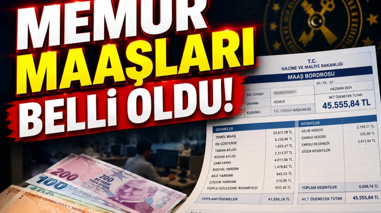 Memur maaş listesi yayımlandı: İşte Temmuz ayı zamlı liste