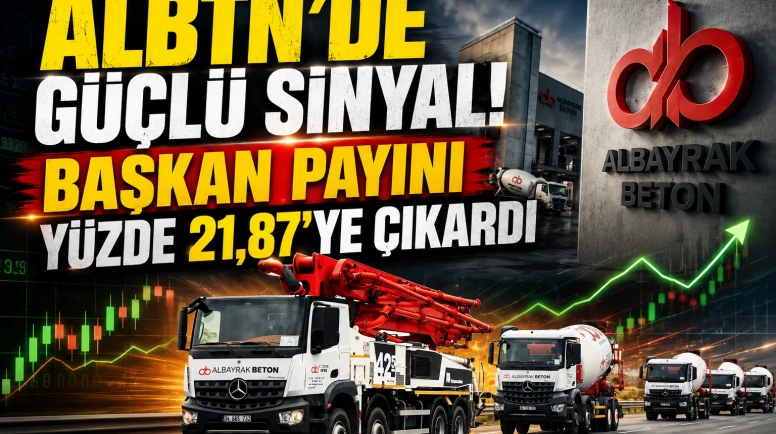 ALBTN'de başkan 1,66 milyon lot hisse aldı: İşte detaylar
