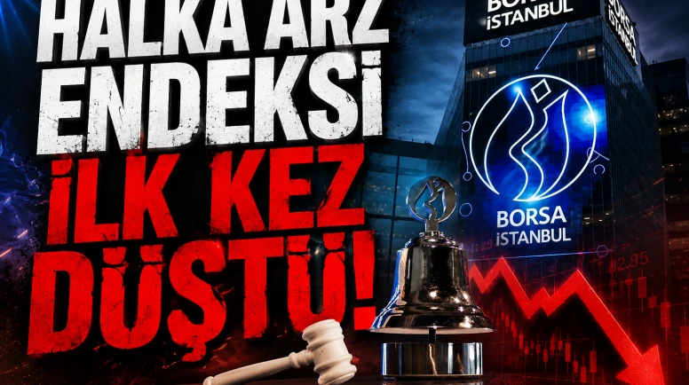 Halka arz endeksi ilk kez düştü: Yeni hisselerde kritik tablo