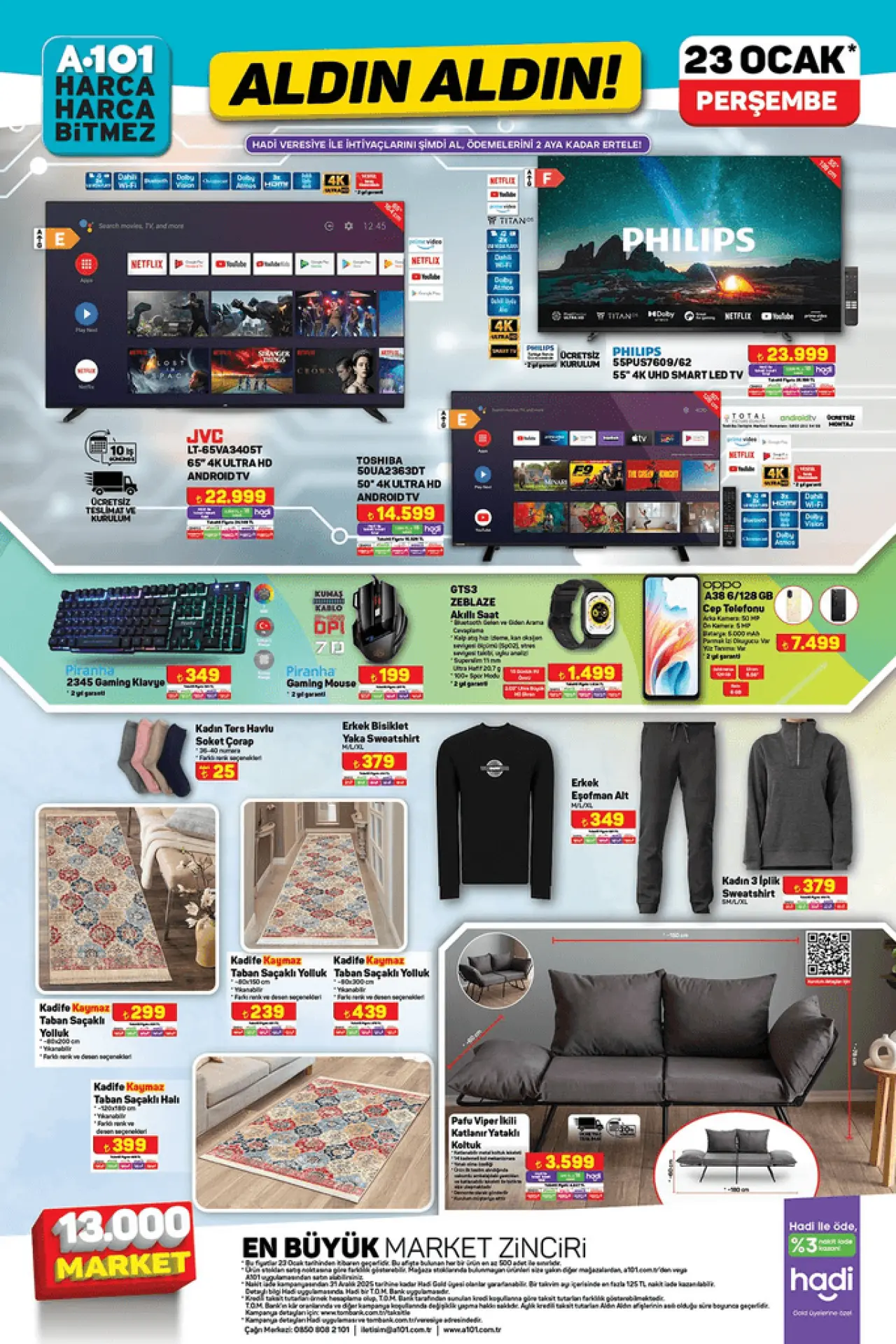 A101 ALDIN ALDIN 23 OCAK PERŞEMBE AKTÜEL KATALOĞU