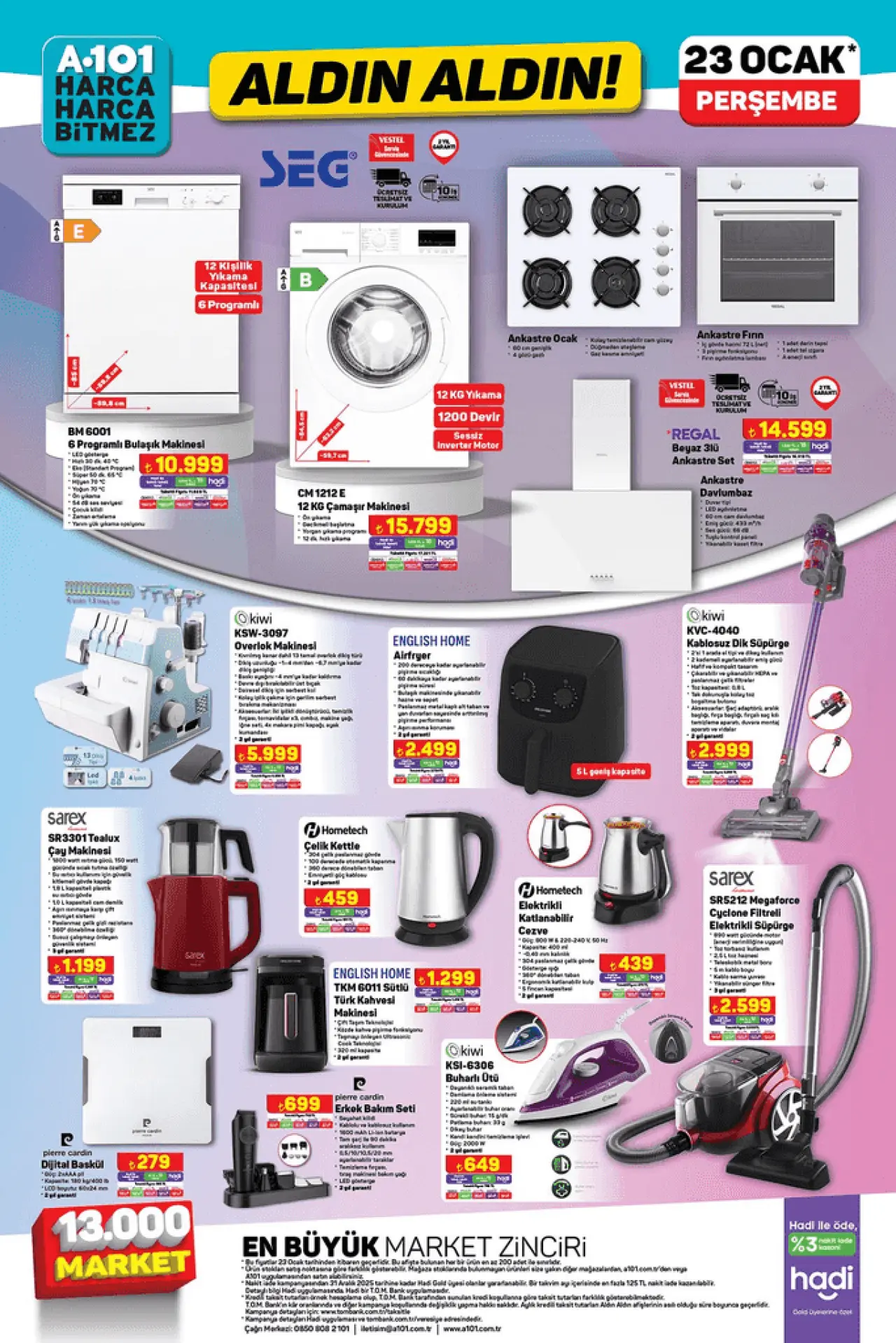 A101 ALDIN ALDIN 23 OCAK PERŞEMBE AKTÜEL KATALOĞU